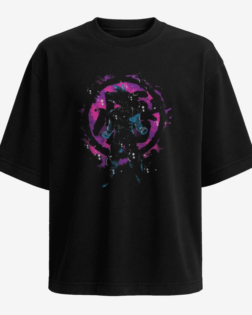 Polera Oversize Hola soy goku