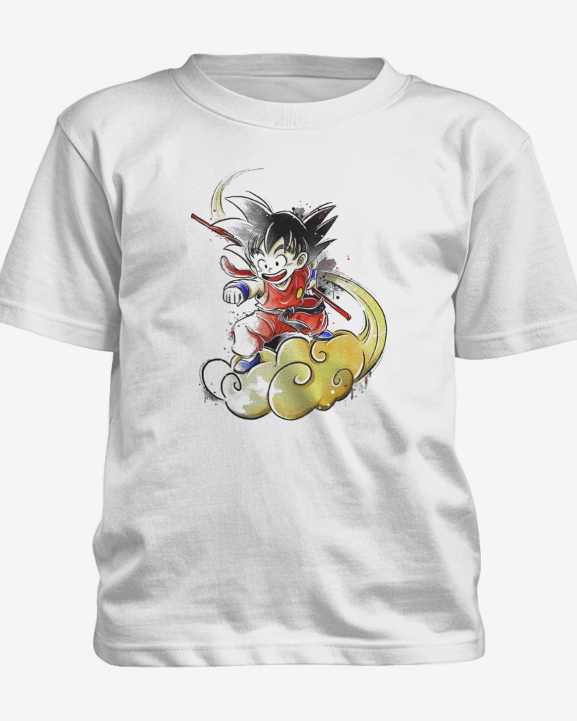 Polera de niño Blanco de Goku jr