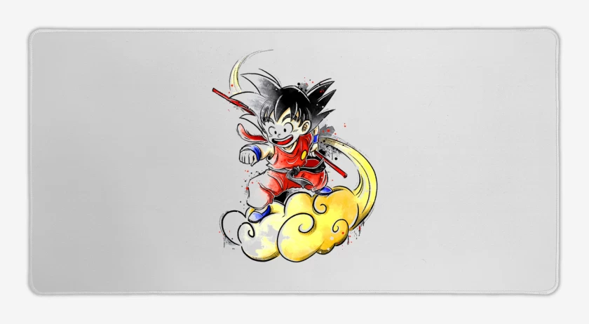 Mouse pad Gamer Blanco de Goku jr