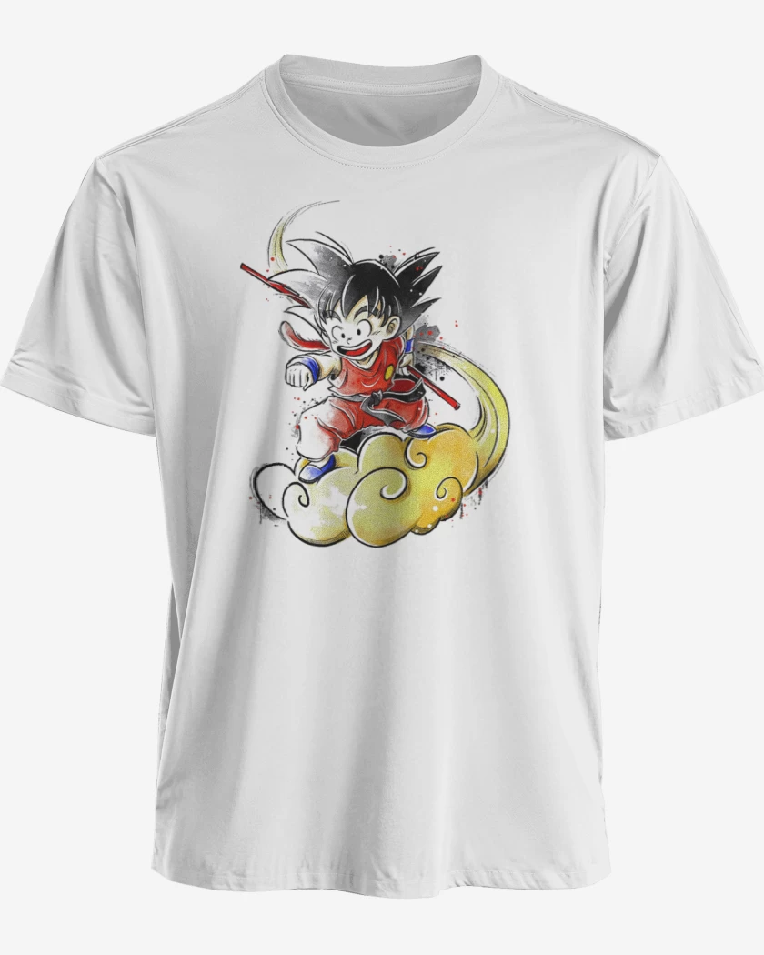 Polera premium Blanco de Goku jr