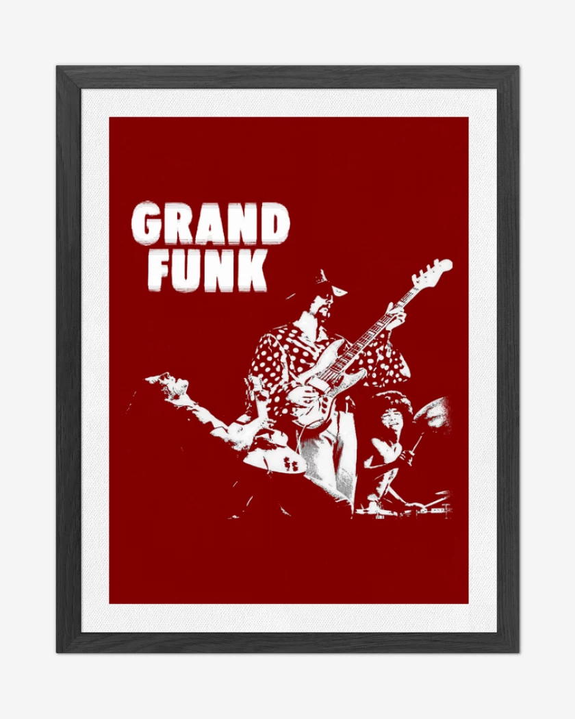 Cuadro decorativo Rojo de Grand Funk
