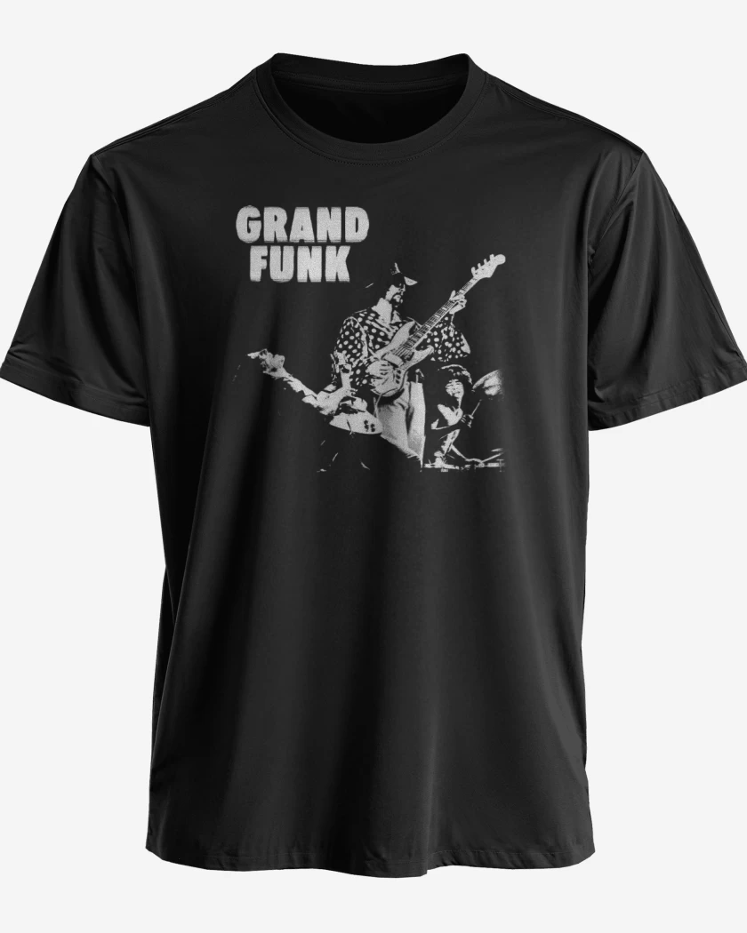 Polera premium Negro de Grand Funk