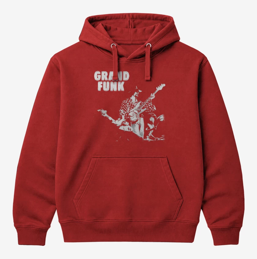 Polerón Canguro Rojo de Grand Funk