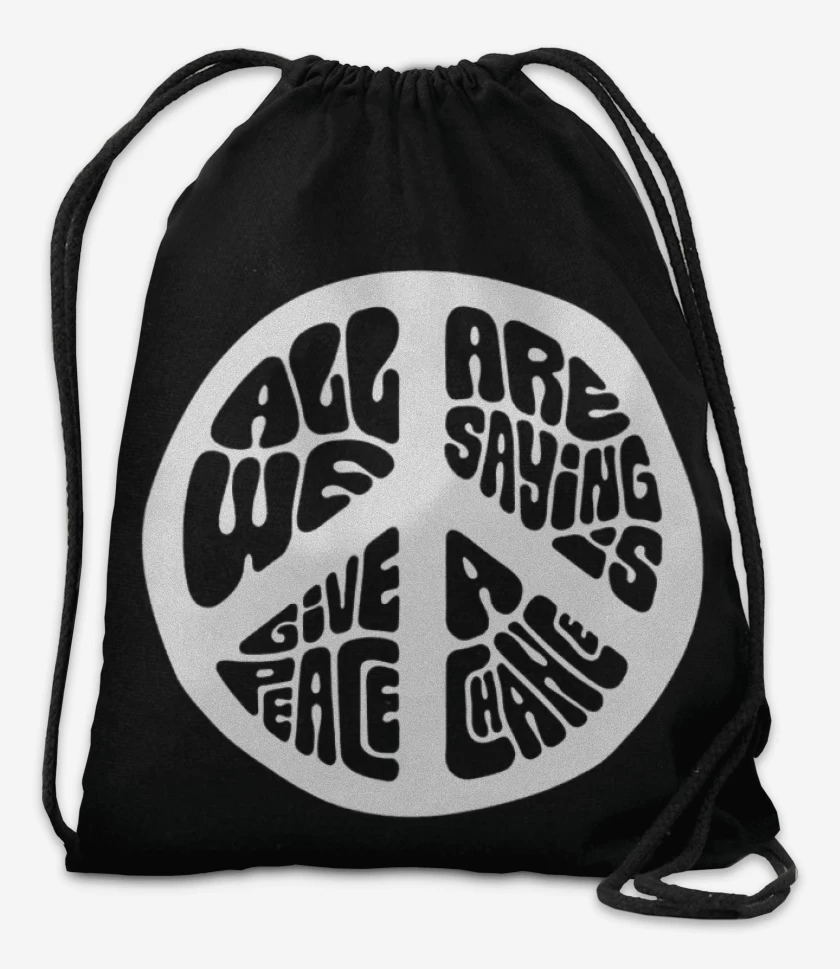 Mochila Negro de Oportunidad a la paz 
