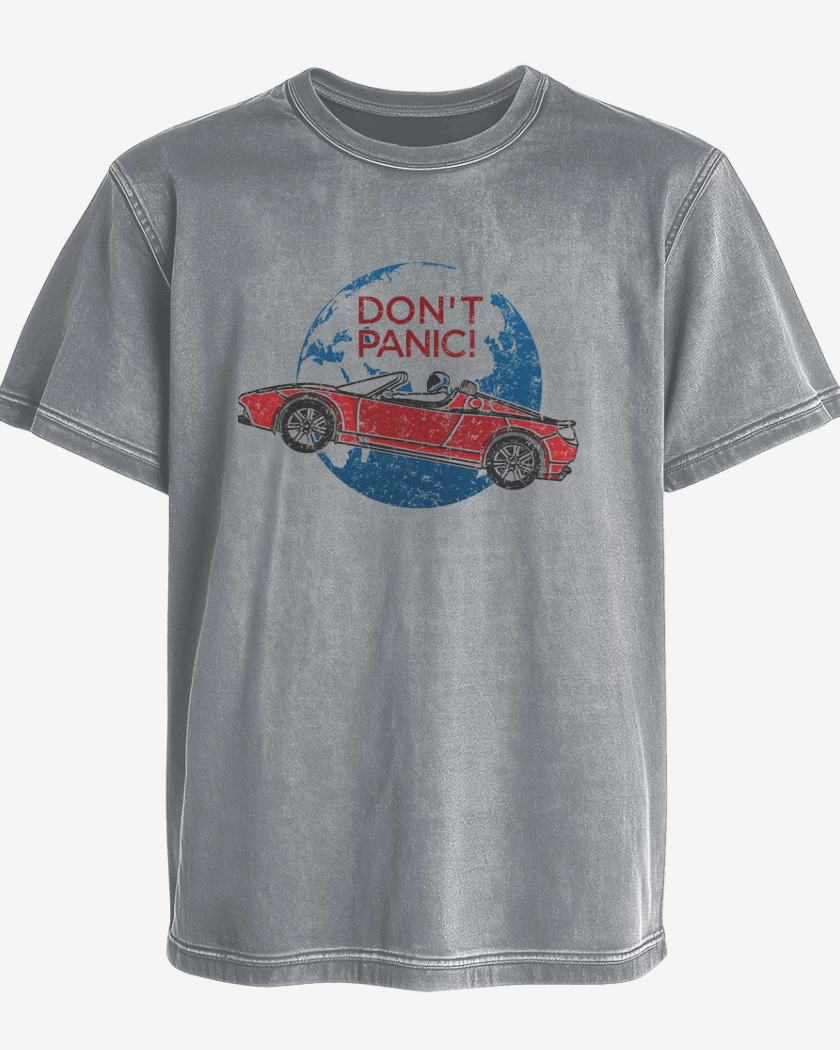 Polera desgastada Dont Panic 