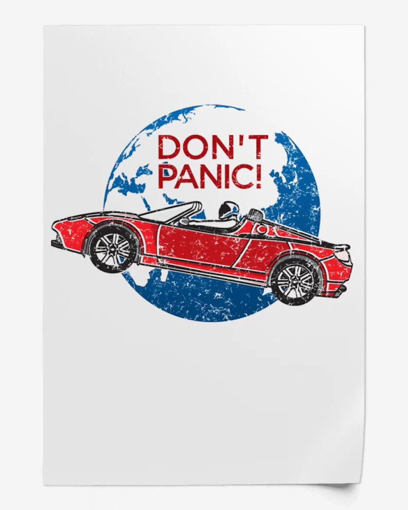 Print Dont Panic 