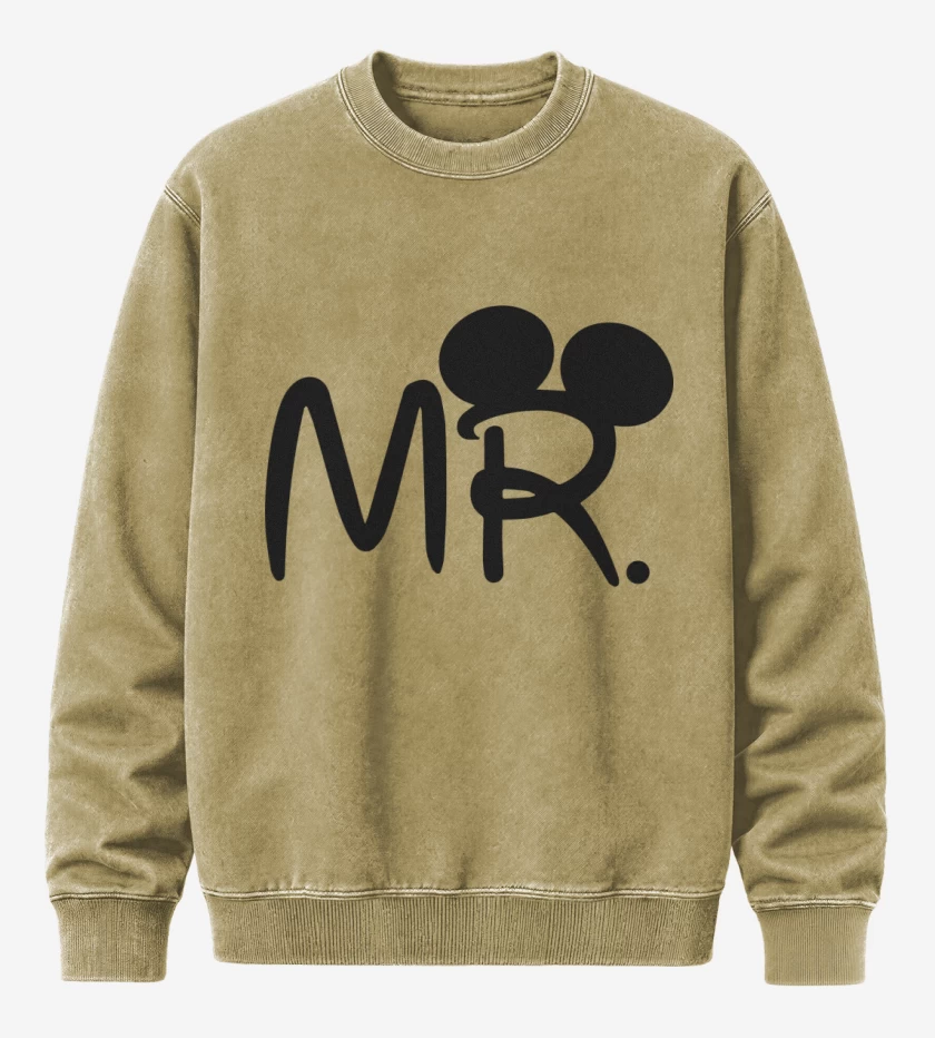 Poleron Polo Acid Wash Beige de Mickey Mr.