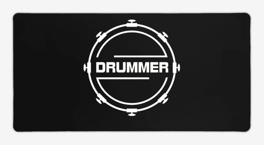Mouse pad Gamer Negro de Drummer 3 