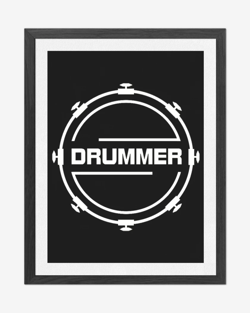 Cuadro decorativo Negro de Drummer 3 