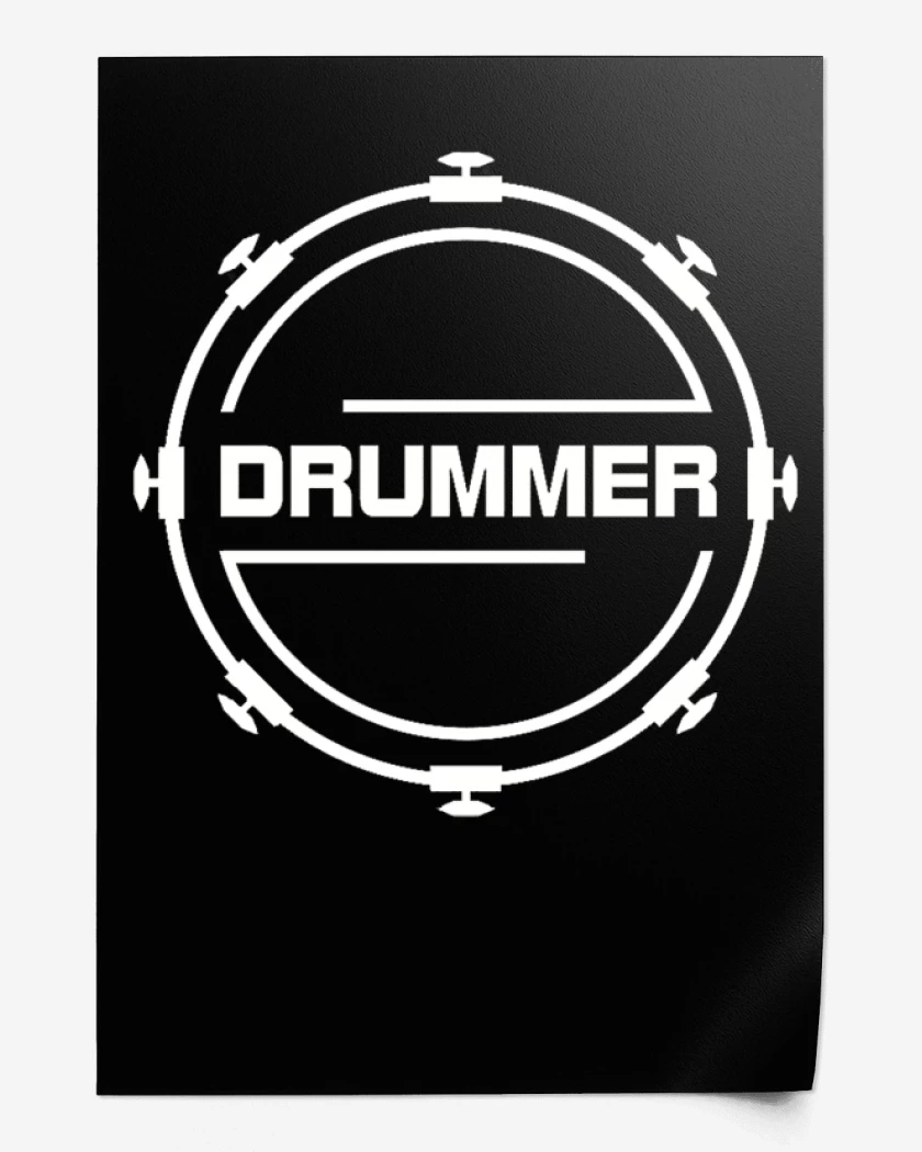 Print Negro de Drummer 3 