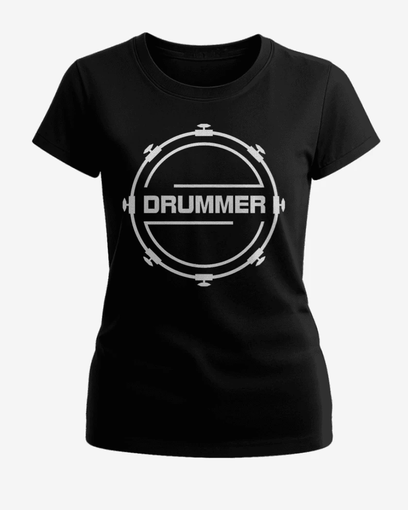 Polera de Mujer Negro de Drummer 3 
