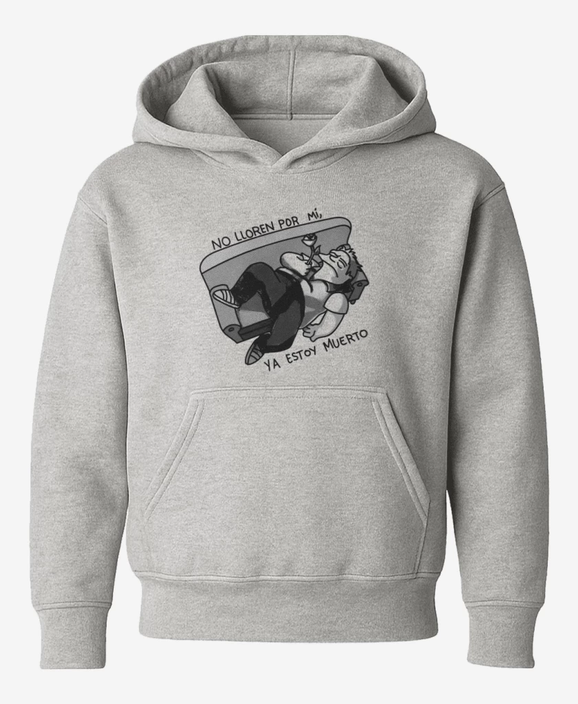 Poleron de niño Gris Melange de No lloren por mi