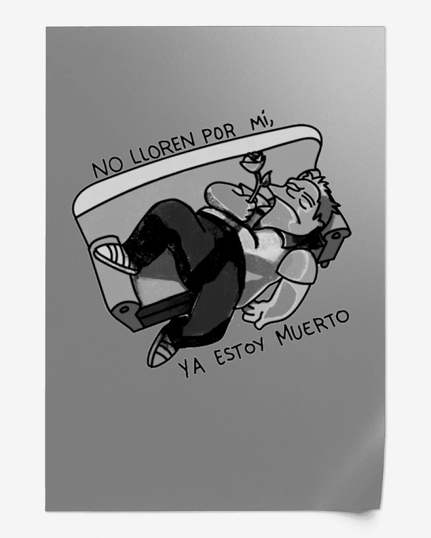 Print No lloren por mi