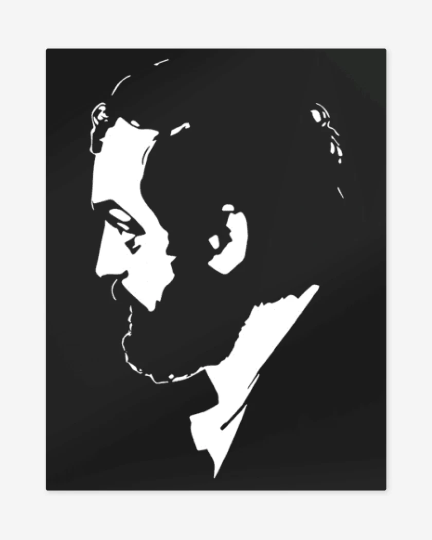 Print metalico Negro de Kubrick 3
