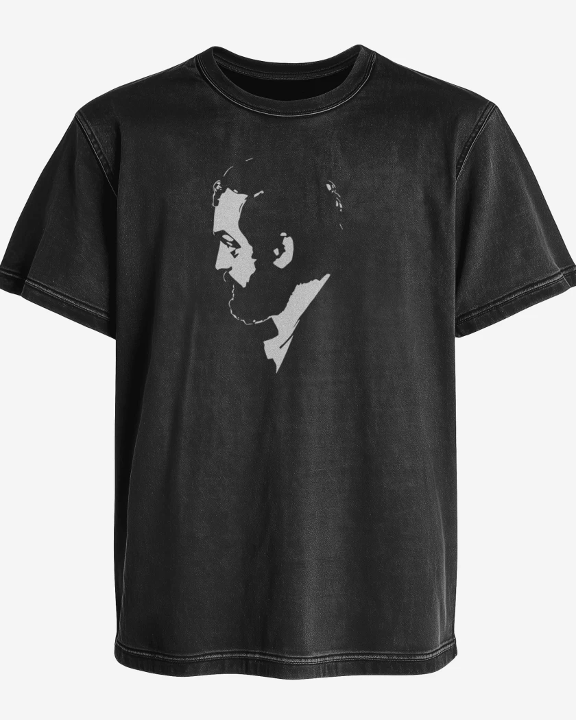 Polera desgastada Negro de Kubrick 3