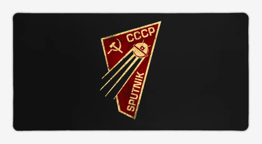 Mouse pad Gamer Negro de Sputnik 