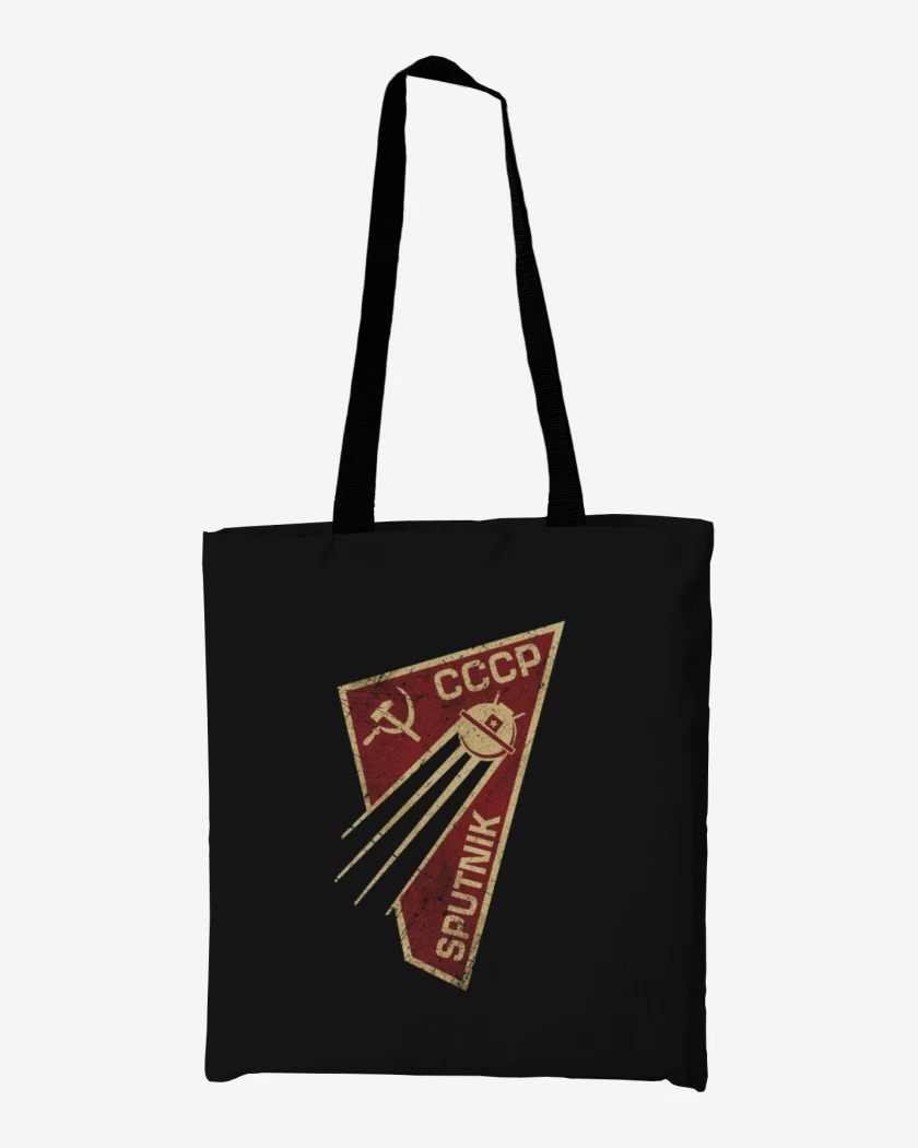 Totebag Negro de Sputnik 