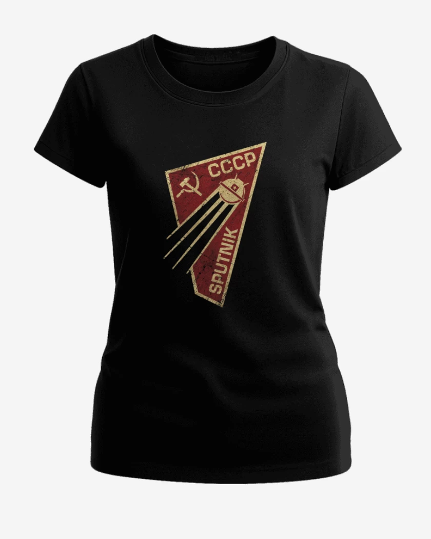 Polera de Mujer Negro de Sputnik 