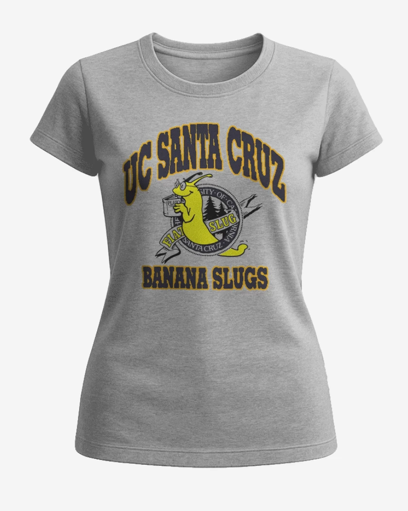 Polera de Mujer Gris Melange de UC SANTA CRUZ 