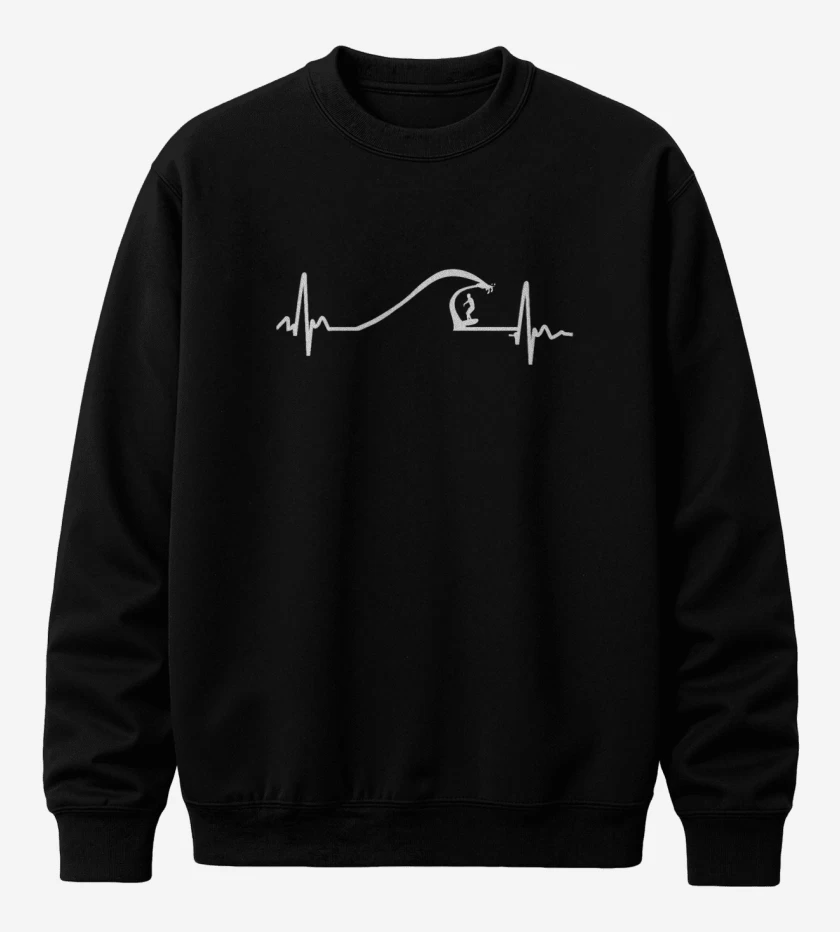 Poleron polo Negro de Wave Surf 