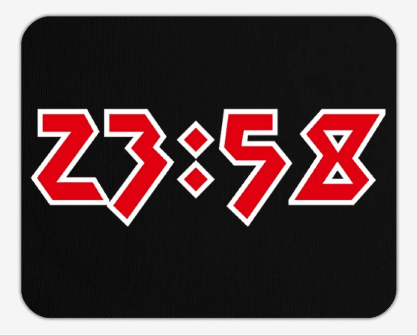 Mousepad 2 Minutes to Midnight