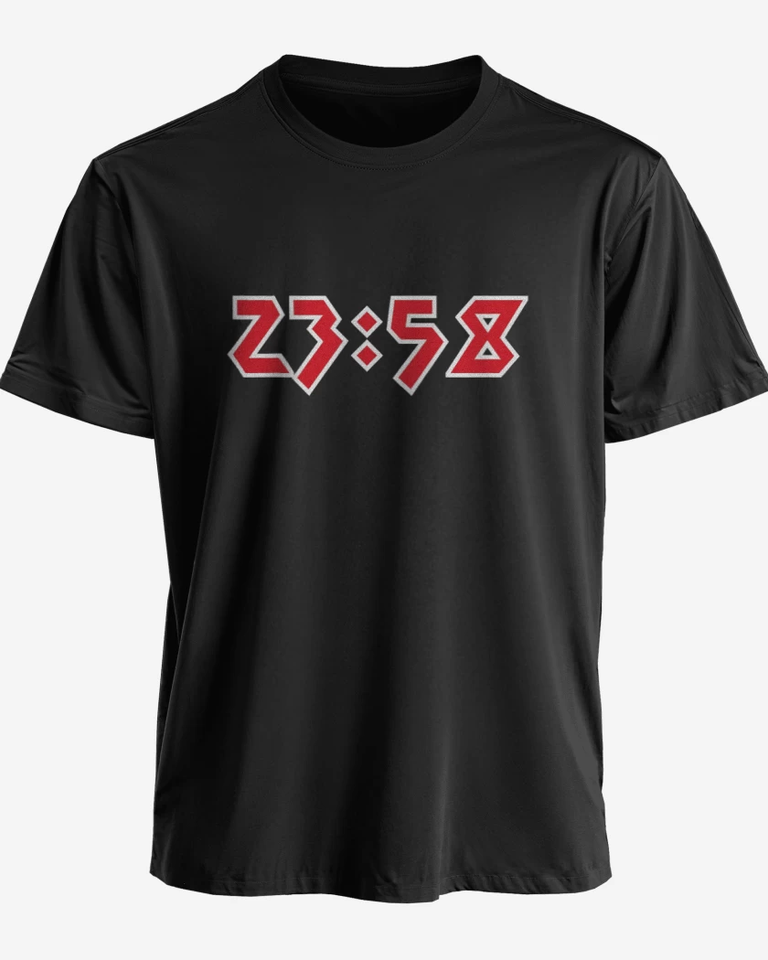 Polera premium Negro de 2 Minutes to Midnight