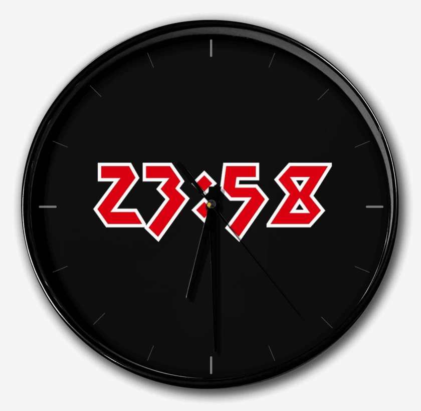 Reloj 2 Minutes to Midnight