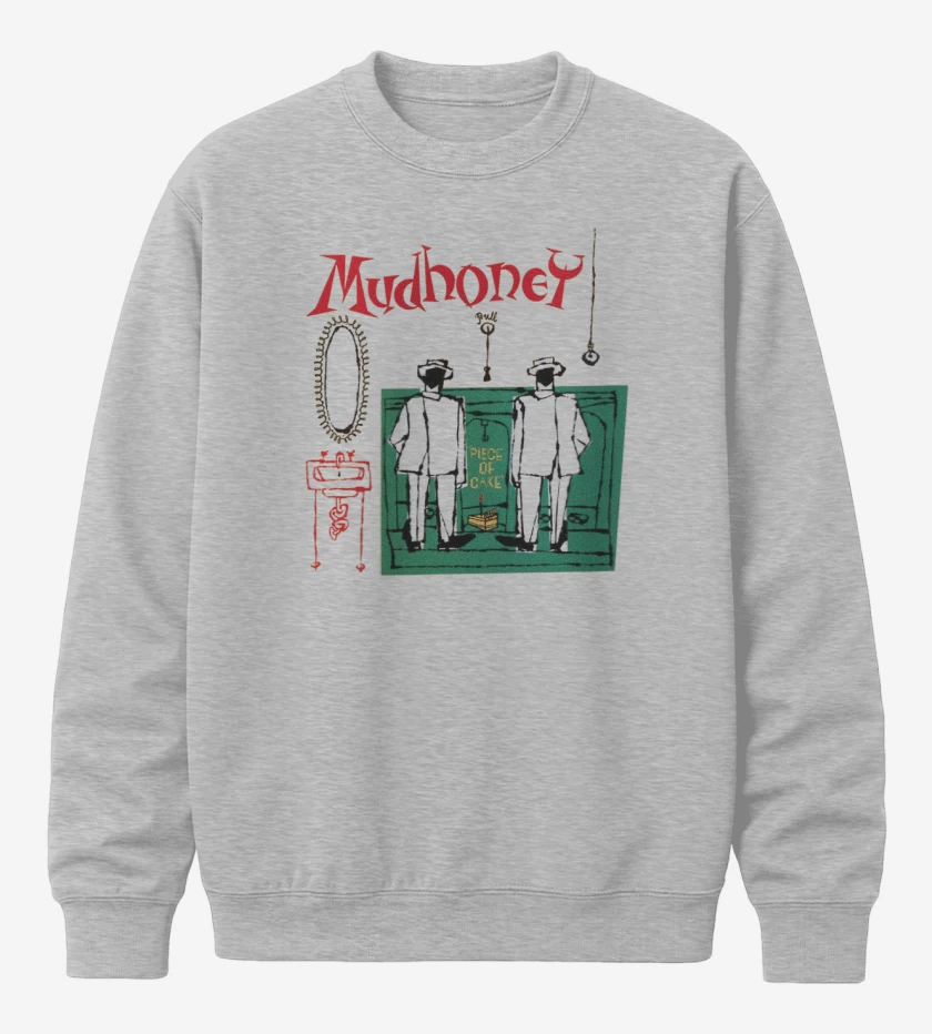 Poleron polo Gris Melange de Mudhoney 1992