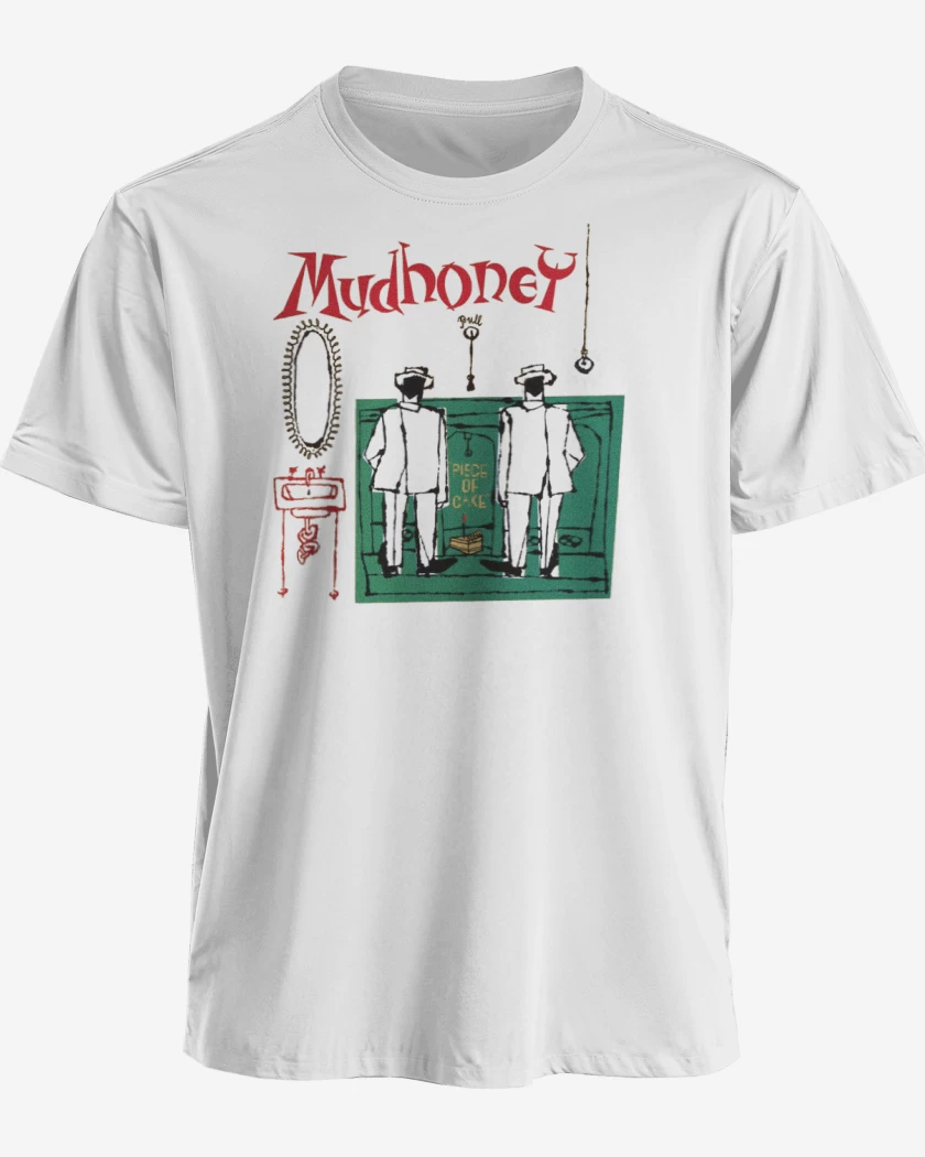 Polera premium Blanco de Mudhoney 1992