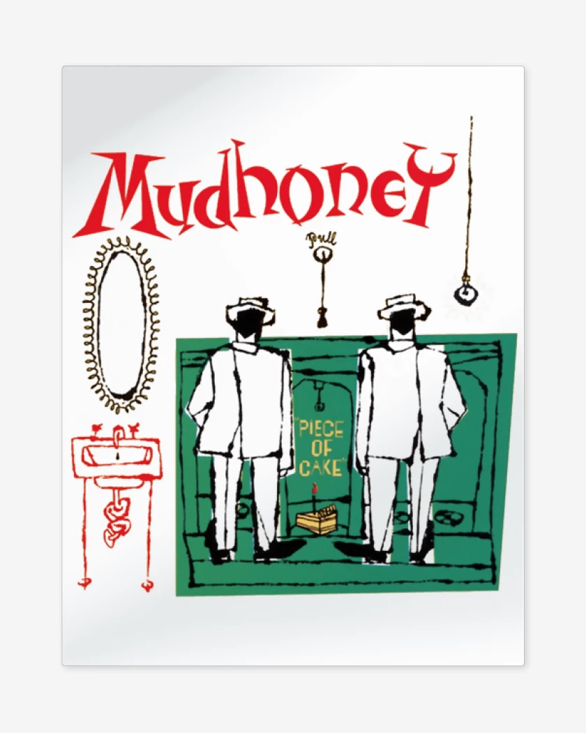 Print metalico Blanco de Mudhoney 1992