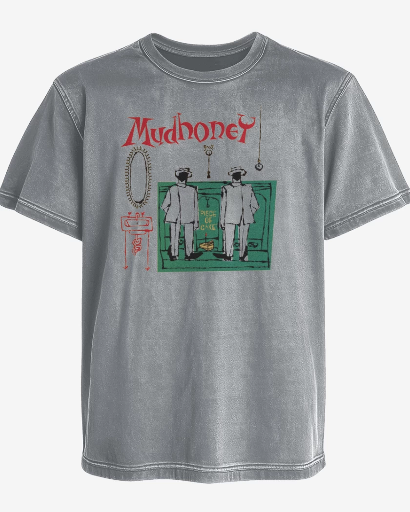 Polera desgastada Gris Melange de Mudhoney 1992