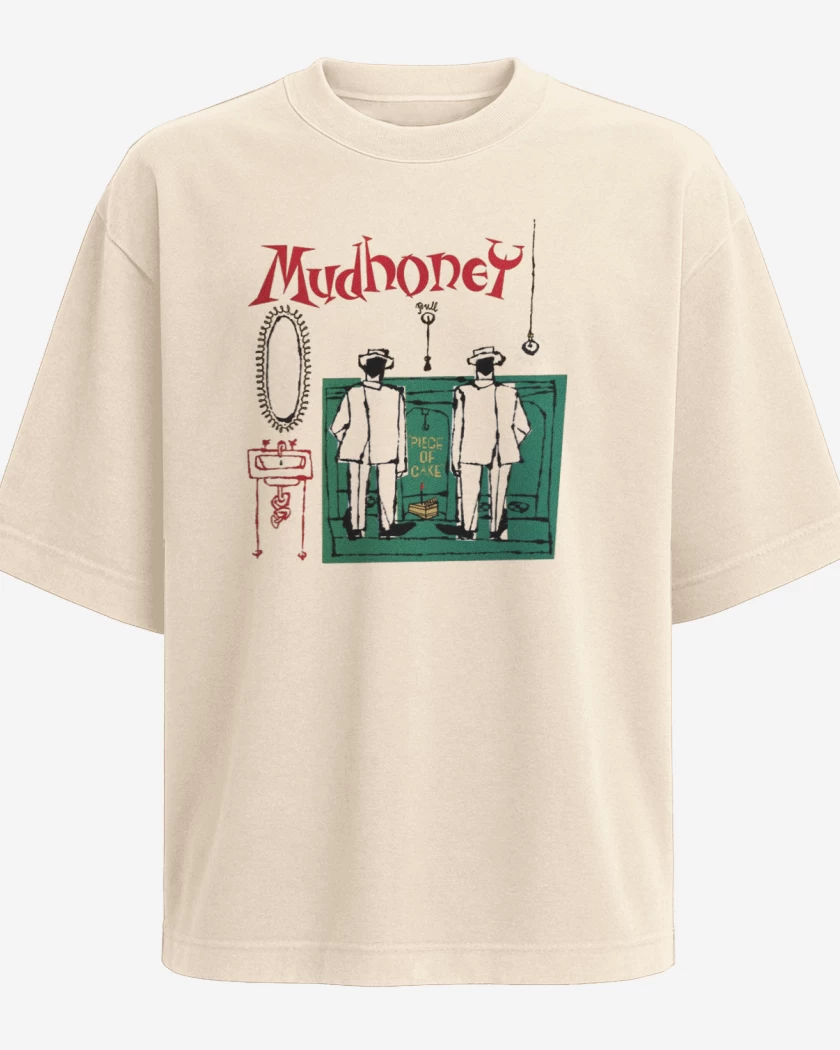 Polera Oversize Beige de Mudhoney 1992