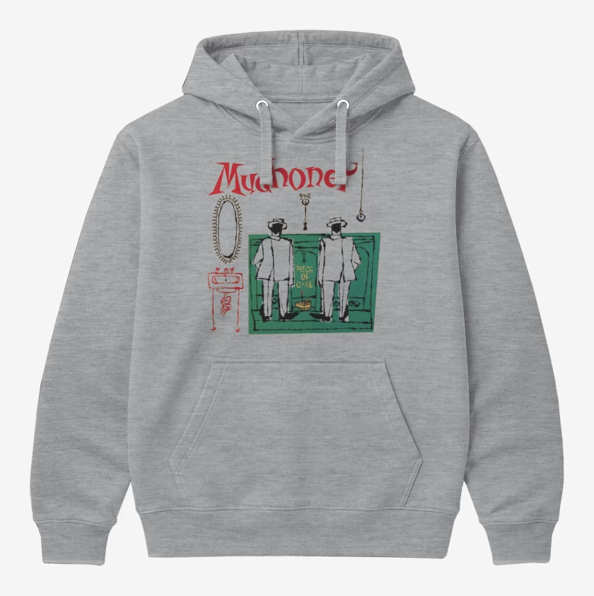 Polerón Canguro Gris Melange de Mudhoney 1992