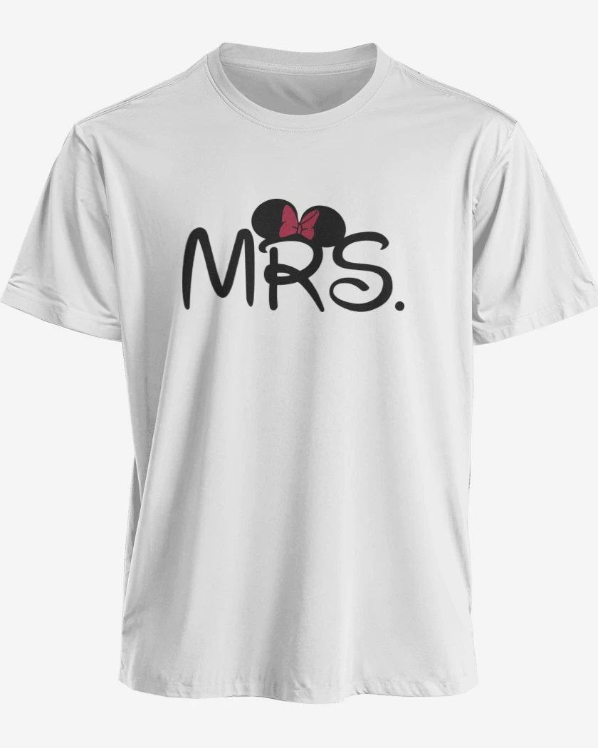 Polera premium Blanco de Minnie Mrs.