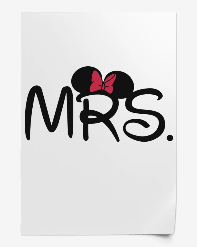 Print Minnie Mrs.