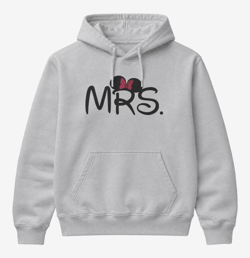 Poleron Canguro básico Gris Melange de Minnie Mrs.