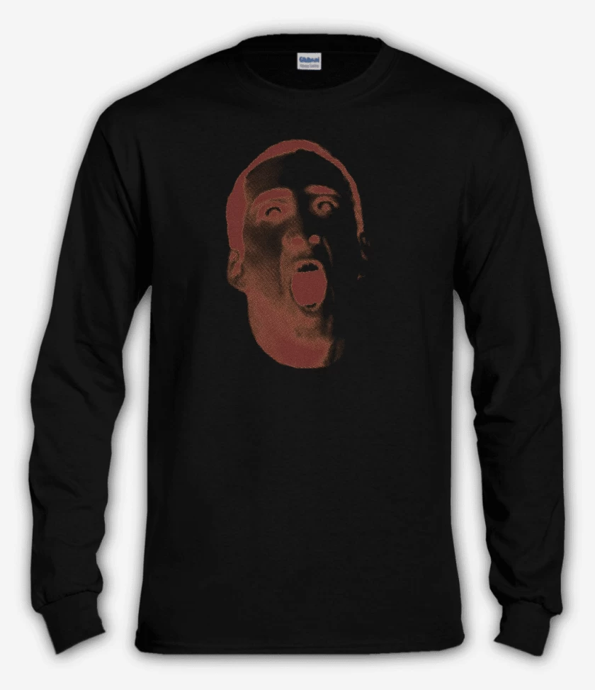 Polera manga larga Negro de Castor Maldito Troy