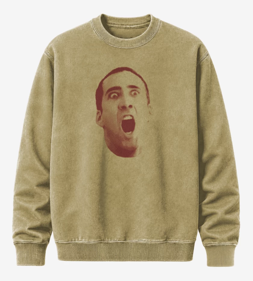 Poleron Polo Acid Wash Castor Maldito Troy