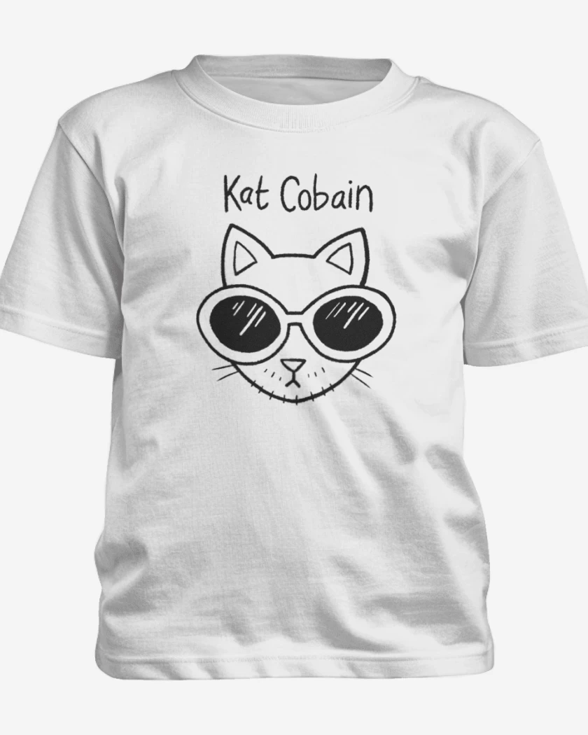 Polera de niño cat cobain