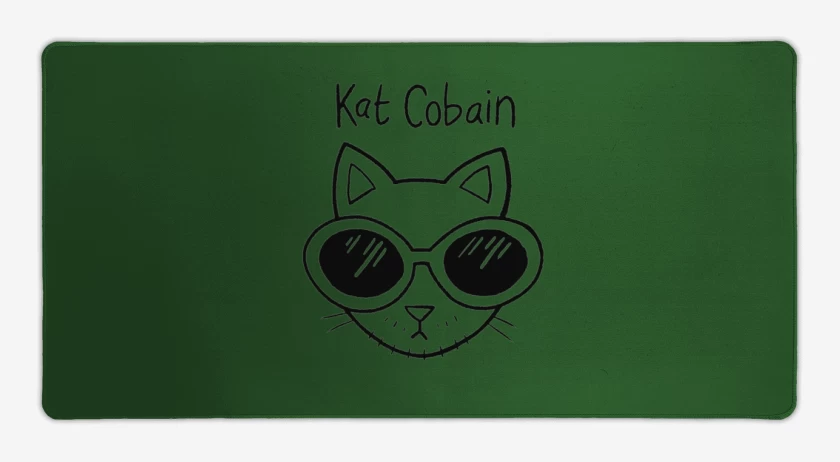 Mouse pad Gamer cat cobain