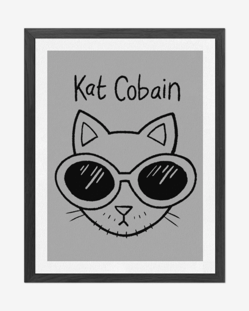 Cuadro decorativo Gris Melange de cat cobain
