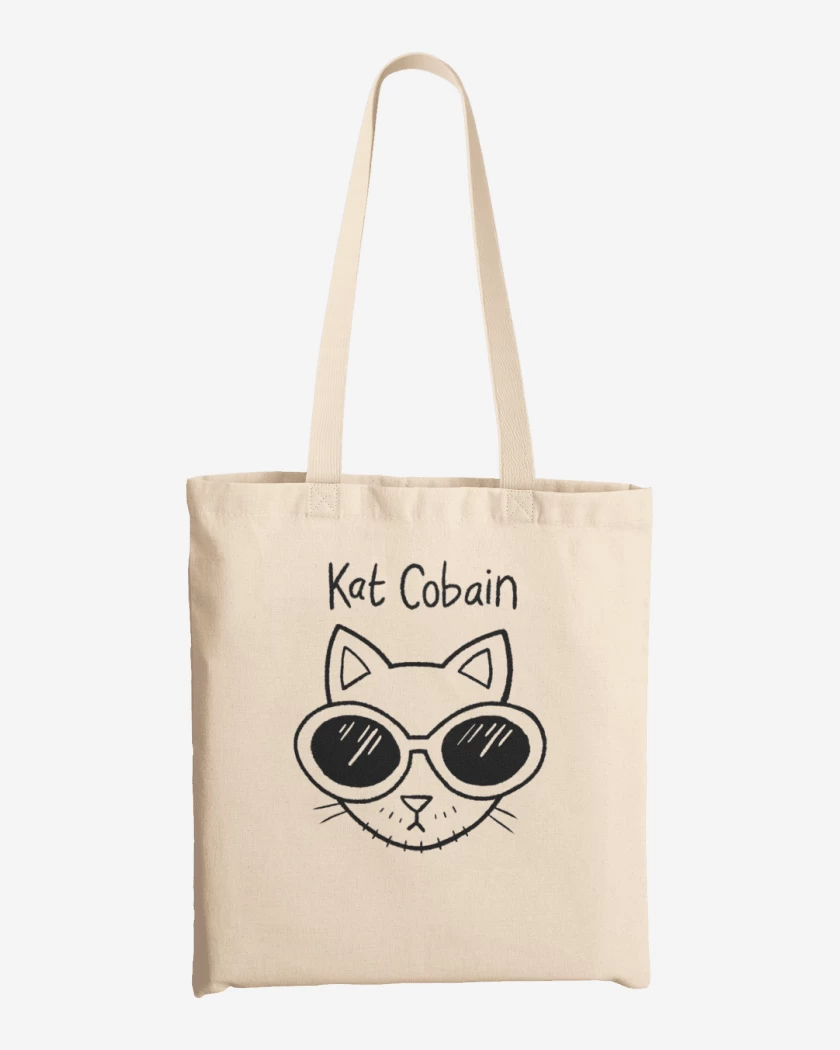Totebag cat cobain