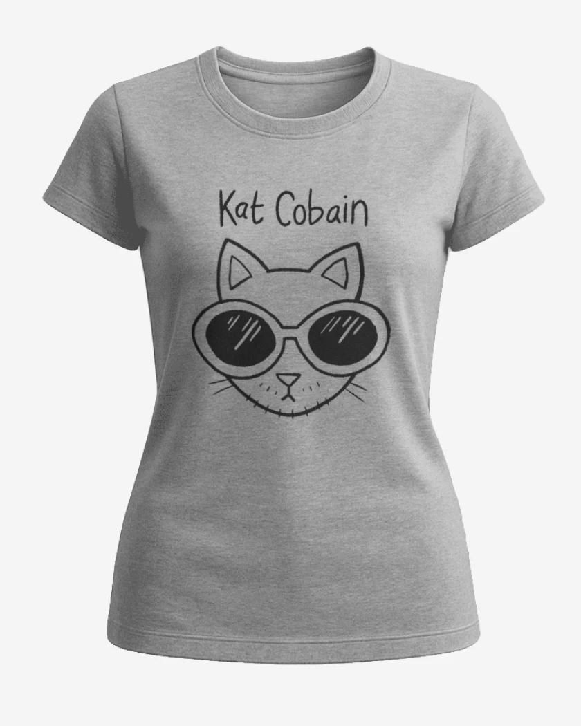 Polera de Mujer cat cobain