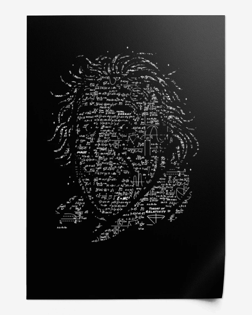 Print Negro de Einstein
