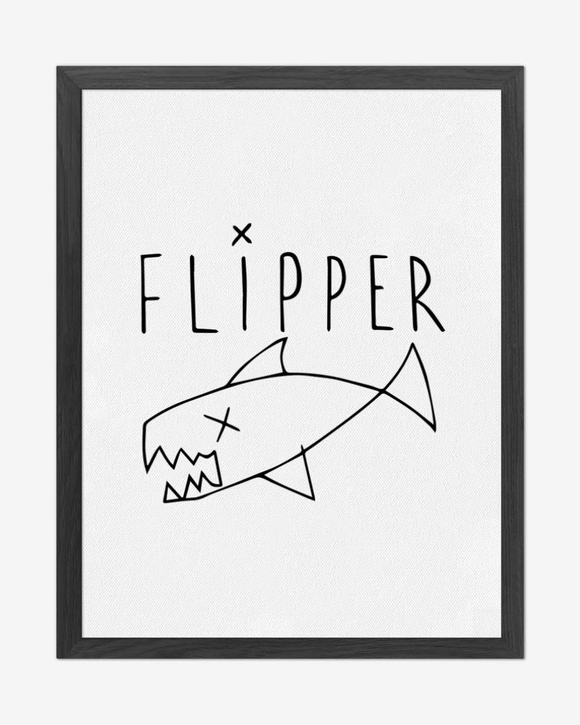 Cuadro decorativo Blanco de Flxpper