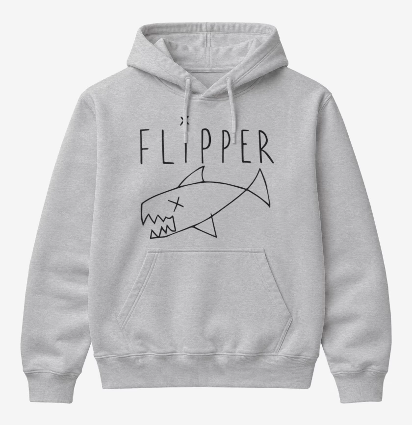 Poleron Canguro básico Gris Melange de Flxpper