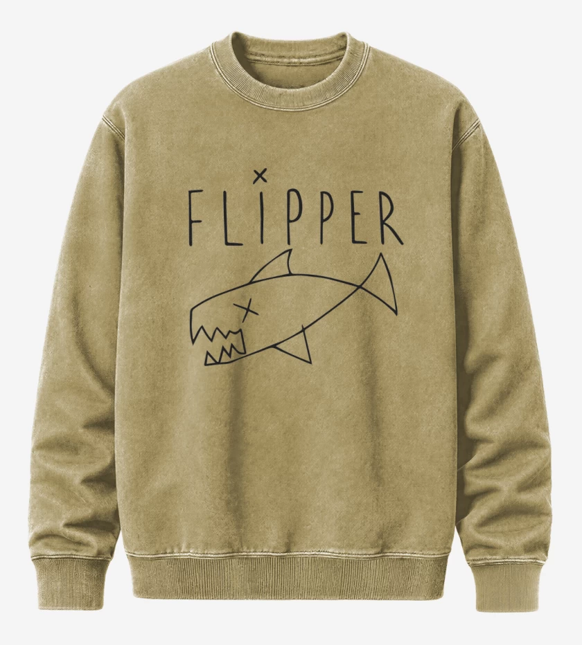 Poleron Polo Acid Wash Beige de Flxpper