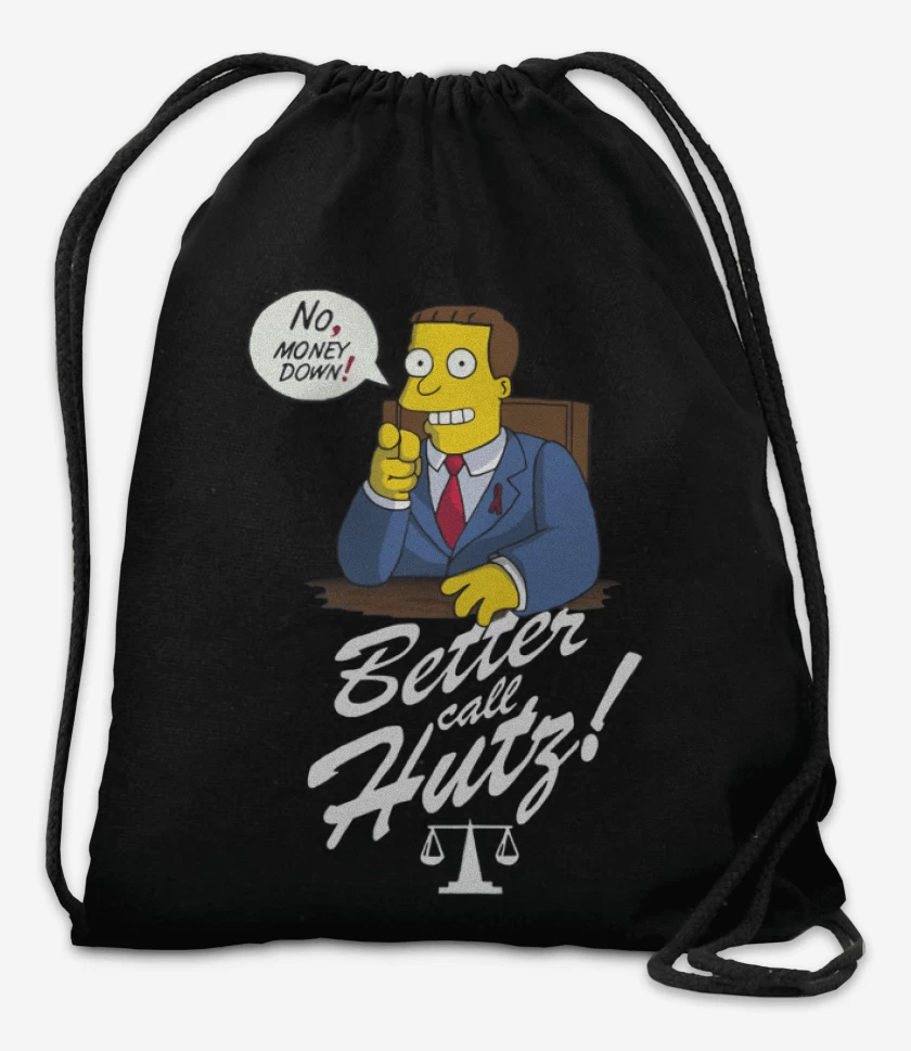 Mochila Negro de Better call Hutz