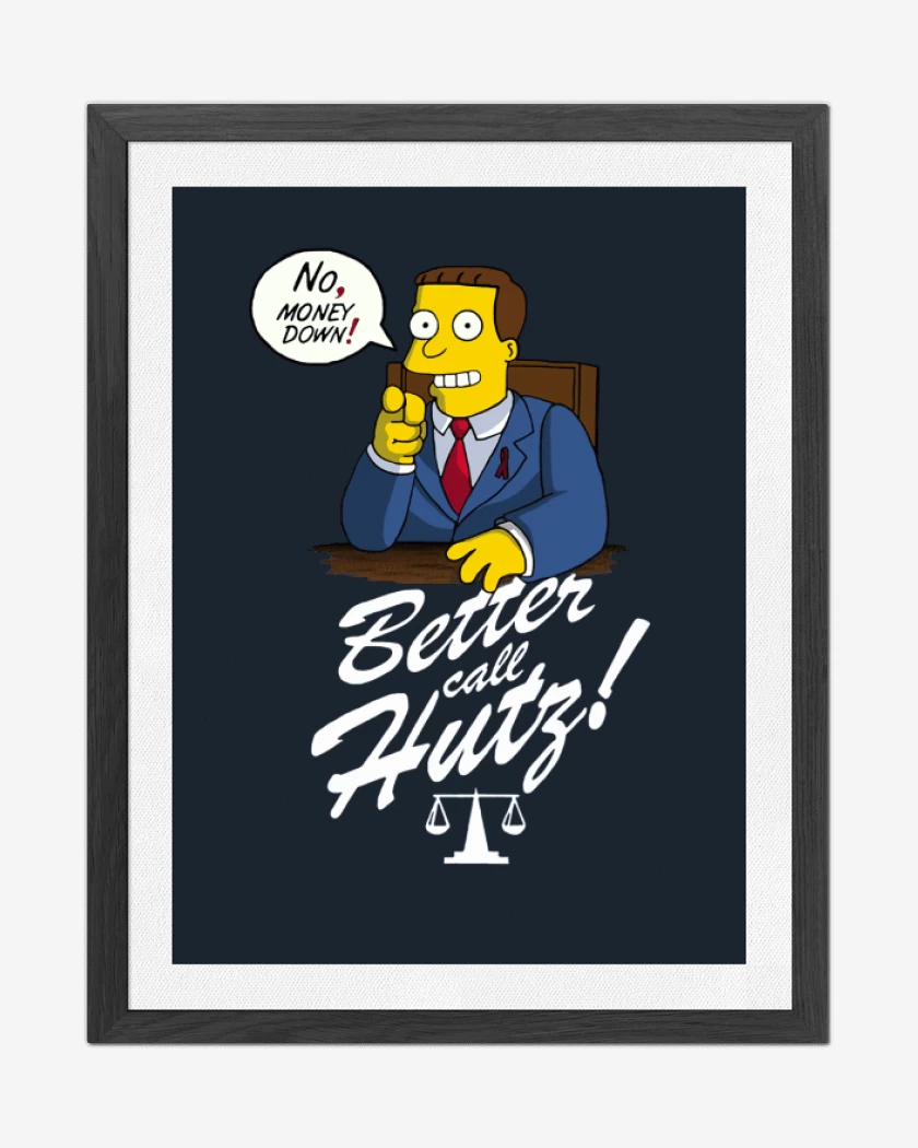 Cuadro decorativo Azul Marino de Better call Hutz