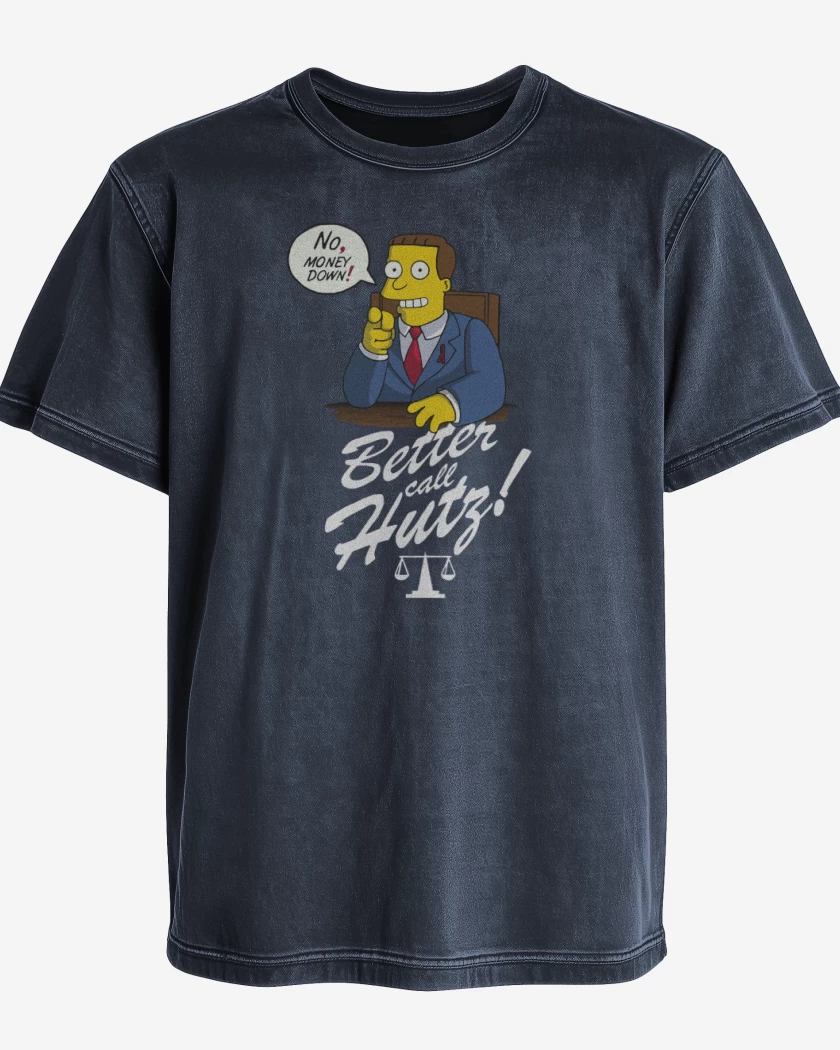 Polera desgastada Better call Hutz